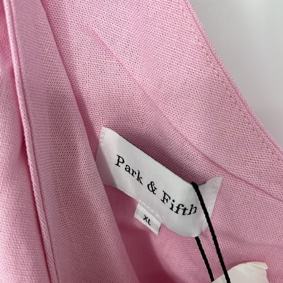 Park & Fifth NWT women’s lawrence mini dress XL linen blend - Picture 6 of 13